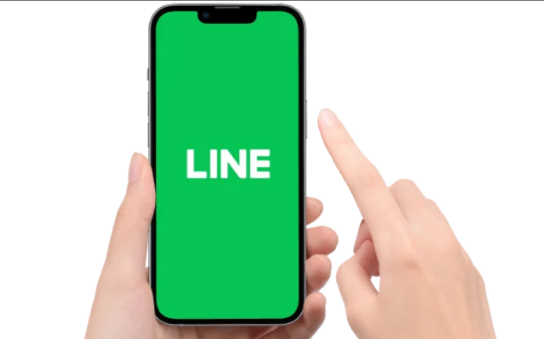 スマホにLINE画面